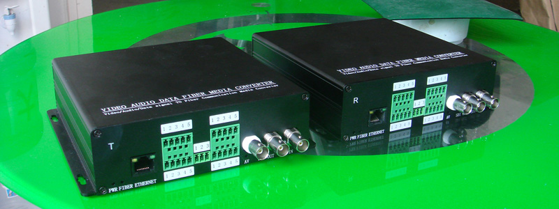 3G-SDI over Fiber Extender with Tally Intercom Data Remote Ethernet